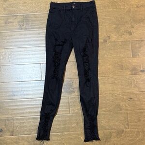 Fashion Nova Black Denim Jeans